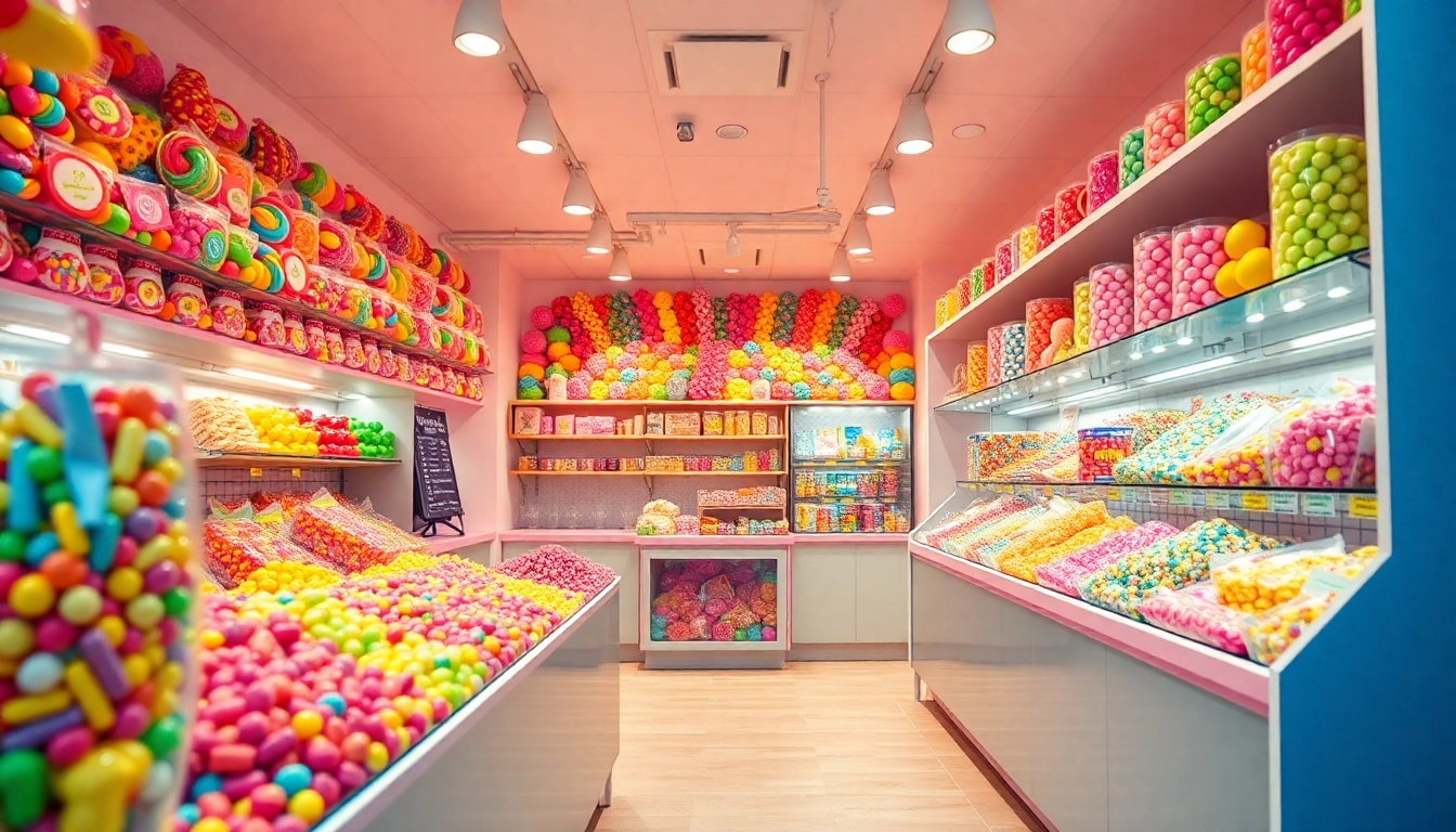 Visit this lively candy store near me to discover an array of colorful sweets and nostalgic treats.