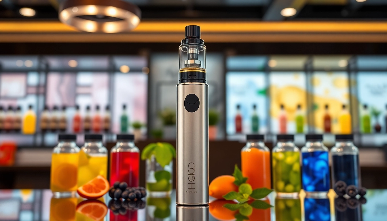 Buy HQD Surv Vape in a charming setting, showcasing various flavors and sleek design.