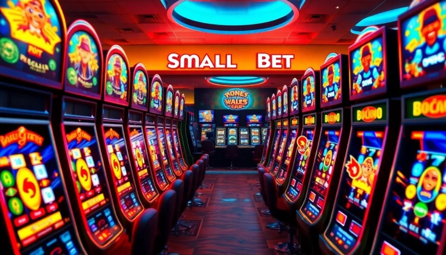 Play exciting slot bet kecil games with colorful machines and engaging atmosphere for thrilling experiences.