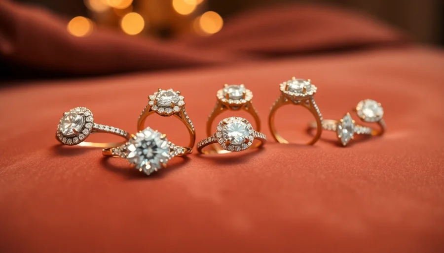 Showcase of exquisite 3 Carat Engagement Rings featuring unique designs and brilliant diamonds.