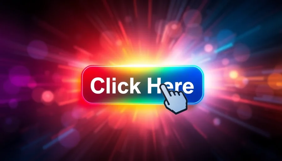 Encourage users to Click Here with an eye-catching button featuring a hand pointer for interaction.