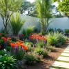 Enhance your space with our landscape design service featuring a beautifully designed modern garden.