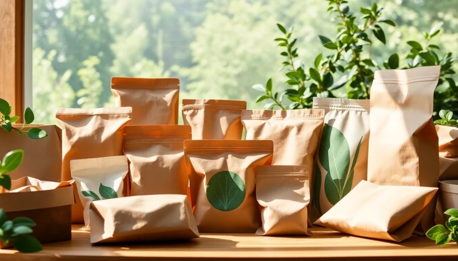 Showcasing sustainable pulp packaging solutions made from biodegradable materials.
