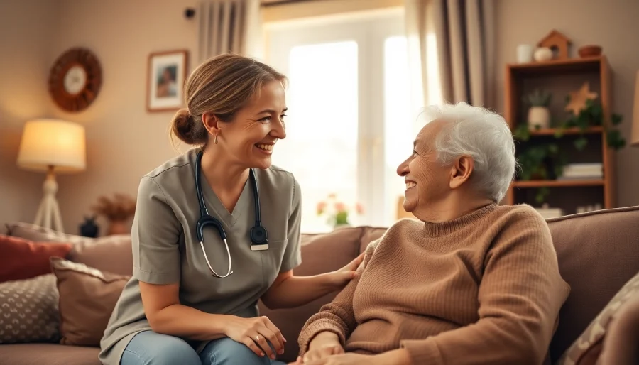 Providing compassionate services as the most trusted Homecare agency to seniors in a warm environment.