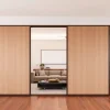 Enhance your space with a sliding partition wall that offers stylish separation and functionality.
