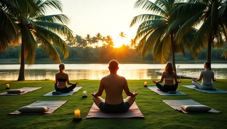Experience a peaceful wellness retreat in Florida with serene yoga practices amidst nature.