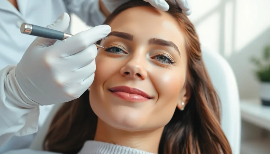 Administering Botox-Zürich treatment for smooth, youthful skin in a professional clinic.