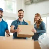 Efficient moving service by Umzugsfirma Erlangen packing boxes with care and precision.
