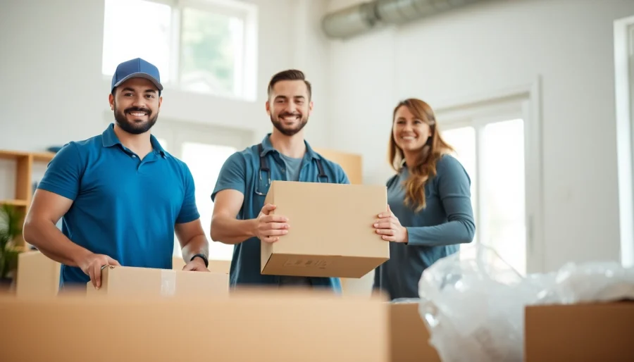 Efficient moving service by Umzugsfirma Erlangen packing boxes with care and precision.