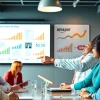 Strategies for Amazon growth partner discussed in a meeting with professionals.