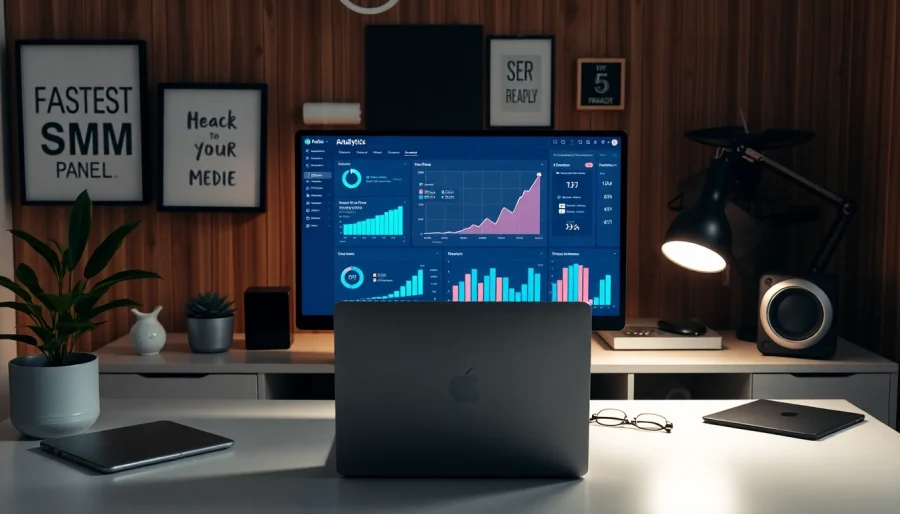 Promote the Fastest SMM Panel with a modern digital marketing workspace.