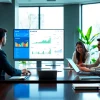 Implementing an advanced invoice processing solution in a collaborative office setting.