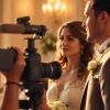 Capturing joyful moments by a wedding videographer in Ireland during a sunny outdoor ceremony.