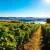 Vibrant vineyards in Clarksburg, California, showcasing the beauty of local wineries.
