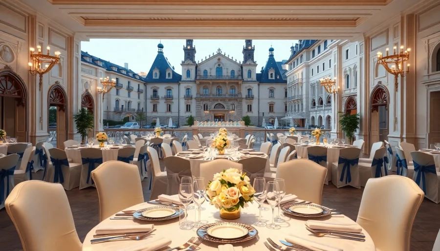 Experience luxurious European Pesach hotels with elegant decor and festive ambiance.