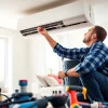 Expert AC repair in Glendale, AZ by a technician ensuring efficient and reliable service.