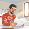 DAS 140 form being reviewed by a professional contractor in a bright office.