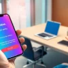 Access SMSPVA services from any device in a vibrant office environment.