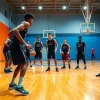 Takeover Basketball Academy training session showcasing young athletes developing their skills on the court.