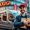 Order LCBO delivery in Toronto with a friendly driver showcasing fine wines in a vibrant city.