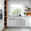 Sleek slim box drawer system optimizing modern kitchen space with soft-close features.