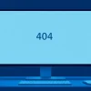 Fix the line電腦版下載 404 error with a clear visual representation of a broken link on a computer screen.