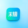 Download the 美洽下载 app icon featuring a sleek design against a gradient background.