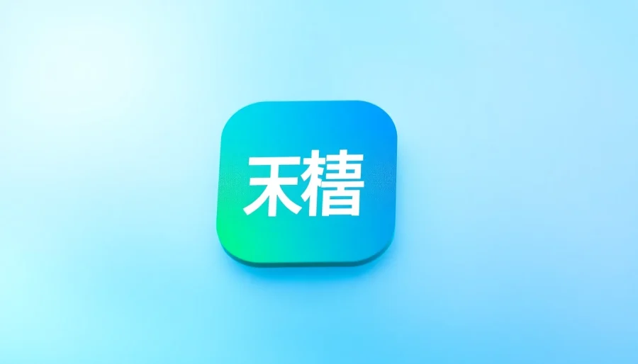 Download the 美洽下载 app icon featuring a sleek design against a gradient background.