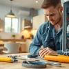 Electrical Panel Upgrade inspection by a professional electrician in a modern home.
