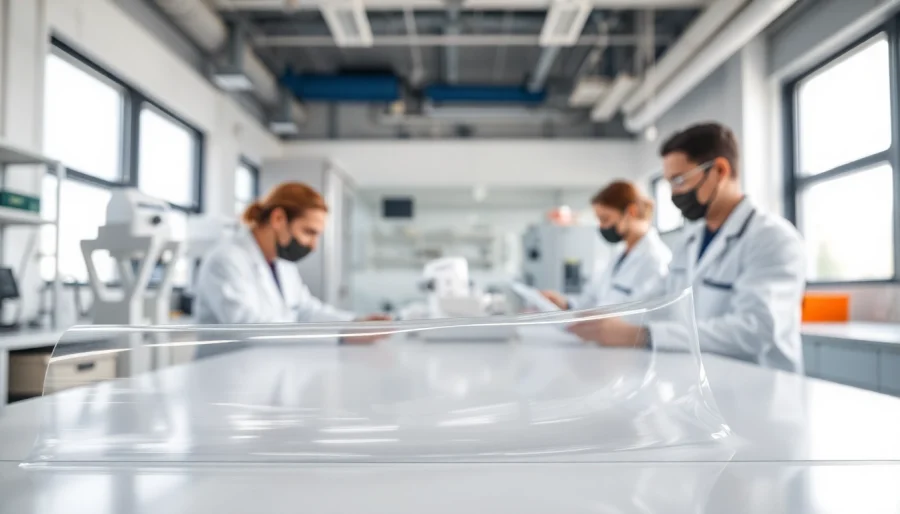 Examine precision adhesive films on https://www.makobond.com/adhesives-films in a professional lab setting.