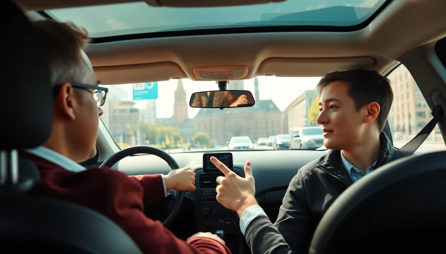Leer autorijden in Utrecht met professionele instructeur en leerling tijdens rijlessen.