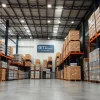 Optimize contract warehousing for importers and distributors, showcasing organized logistics solutions.