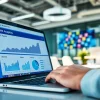 Analyze data for the best smm panel in a modern workspace setting