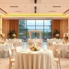 Set up for a wedding at the trenton event center showcasing festive decor and elegant atmosphere.