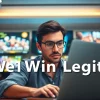 Researcher analyzing reviews to determine if We1Win is legit.