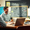 Apprendre le français avec un groupe d'étudiants concentrés dans un environnement détendu.