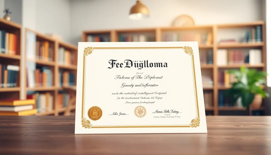 Get a quality fake diploma that looks authentic and meets your needs.