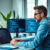 Enhance your web development skills with a professional developer focused on coding and design.