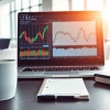 Engaging forex trading workspace showcasing market charts and a professional atmosphere.