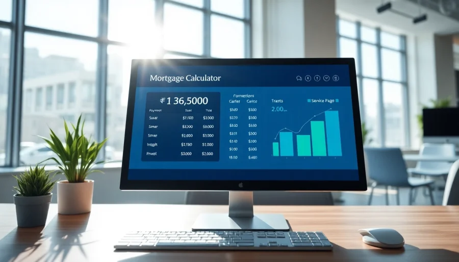 Calculate your future with the BC Mortgage Calculator showcasing interactive features.