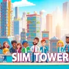 Engage in playing Sim Tower by strategizing and managing a vibrant skyscraper in an animated scene.