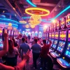 Memenangkan jackpot pada Dumdum4D slot di lingkungan kasino online yang meriah.
