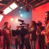 Video production set by a top 영상업체 capturing dynamic teamwork and creative energy.