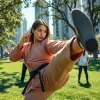 Enhance personal protection skills in a dynamic self-defense training session.