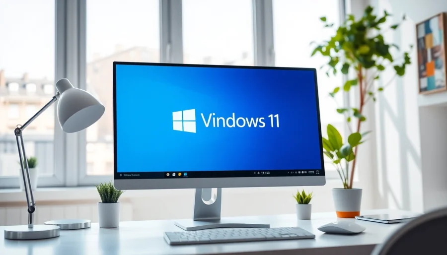 Optimieren Sie Ihr Fenster 11 Pro mit einem modernen Arbeitsplatz-Setup.