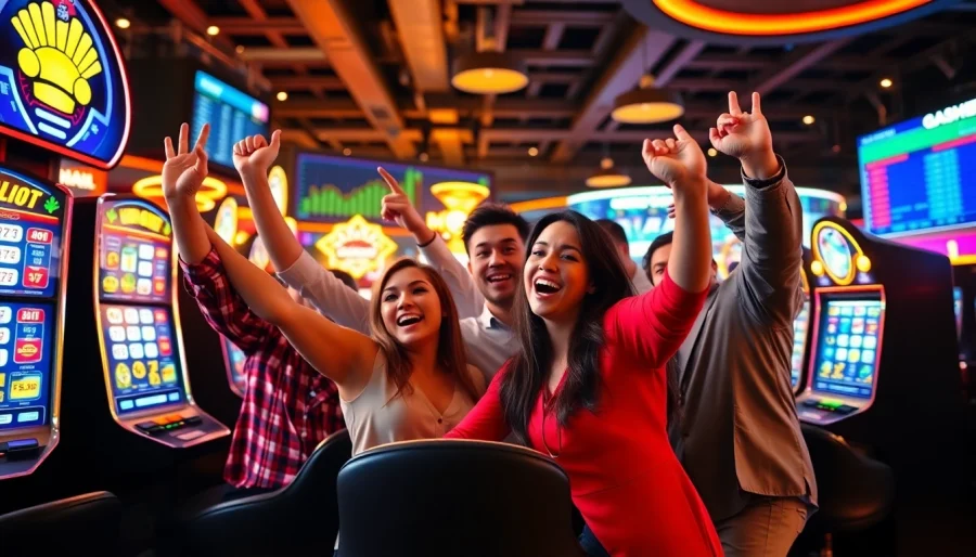Akses situs https://qqmacan.id dengan suasana kasino online yang meriah dan menarik.