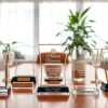 Showcase of diverse service awards emphasizing quality craftsmanship and employee recognition.