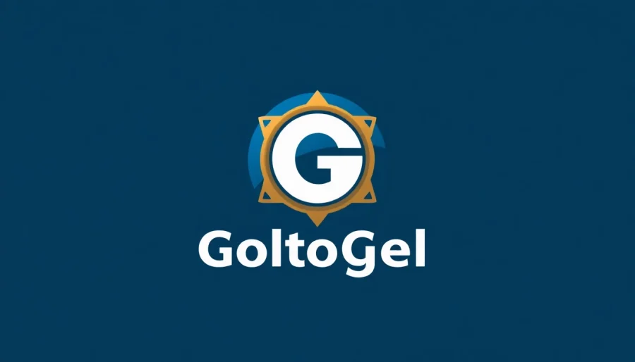 Menampilkan logo goltogel yang menarik dengan desain modern dan warna kontras.