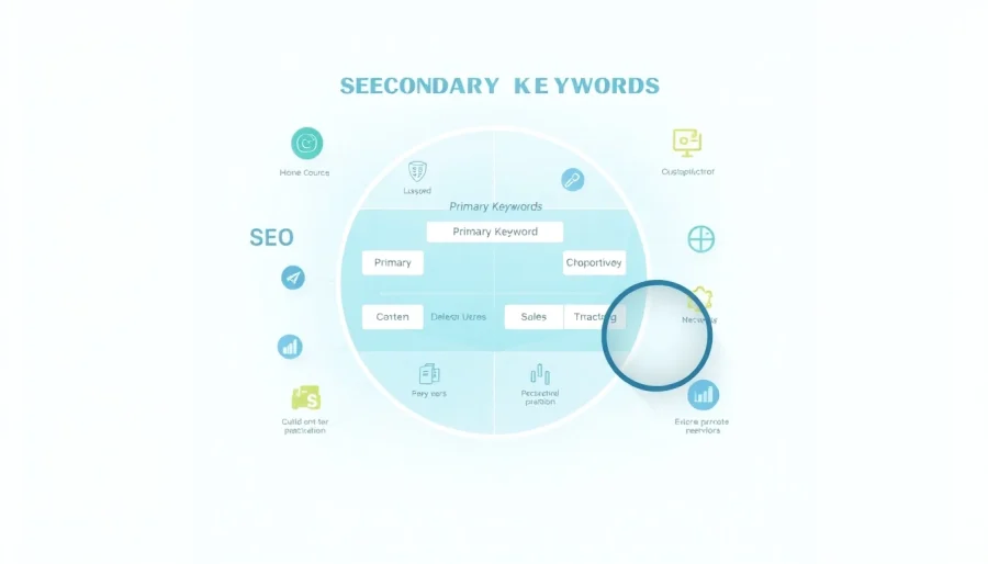 Visual representation of Secondary Keywords illustrating their relationship with primary keywords.