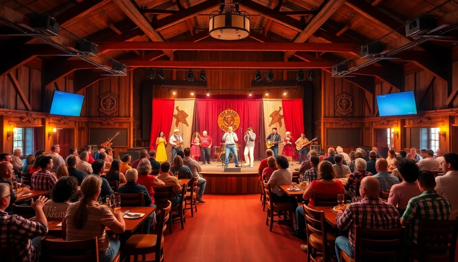 Enjoy an engaging performance at the firelight barn dinner theater with lively western entertainment.